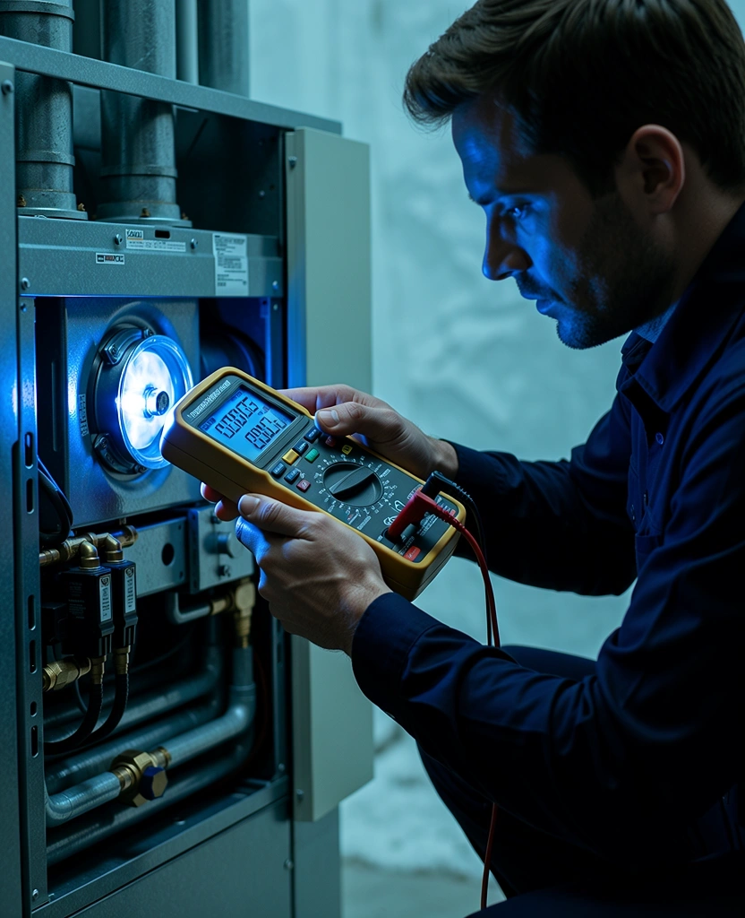 Furnace diagnostic testing