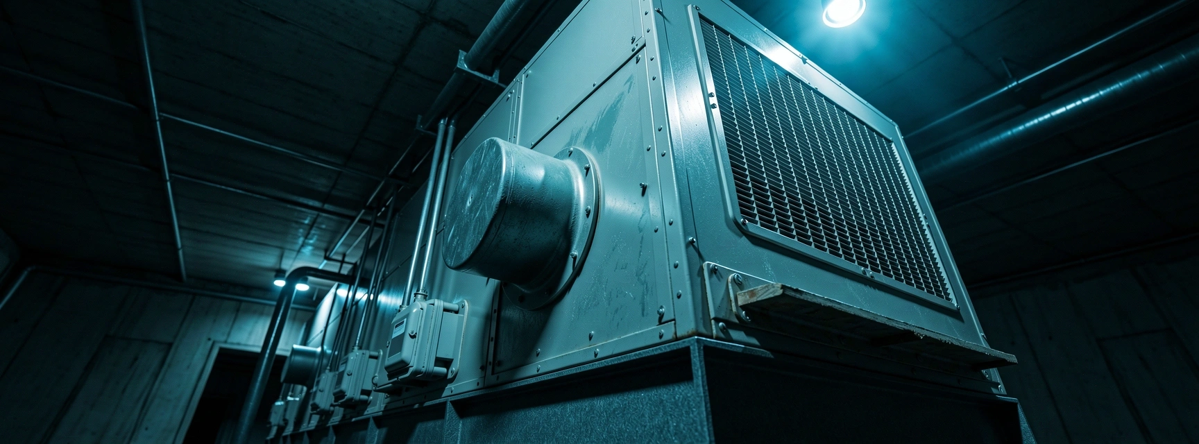 Heroic HVAC equipment shot